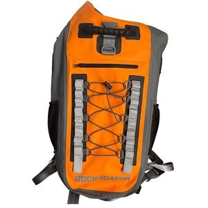 Rockagator Waterproof Dry Bag Backpack Orange Grey Roll Top Outdoor Hiking 40L